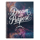 Dream with Purpose- Cosmic Intention Notebook ノートブック (正面)