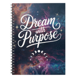 Dream with Purpose- Cosmic Intention Notebook ノートブック