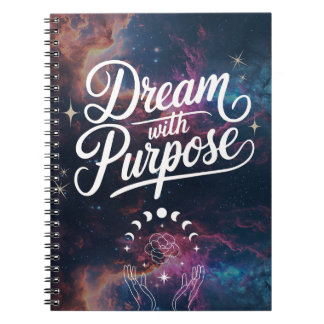Dream with Purpose- Cosmic Intention Notebook ノートブック