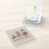 Dream. Work. Repeat ガラスコースター (アングル)