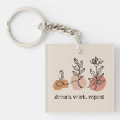 Dream. Work. Repeat キーホルダー (正面)