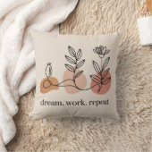 Dream. Work. Repeat クッション (ブランケット)