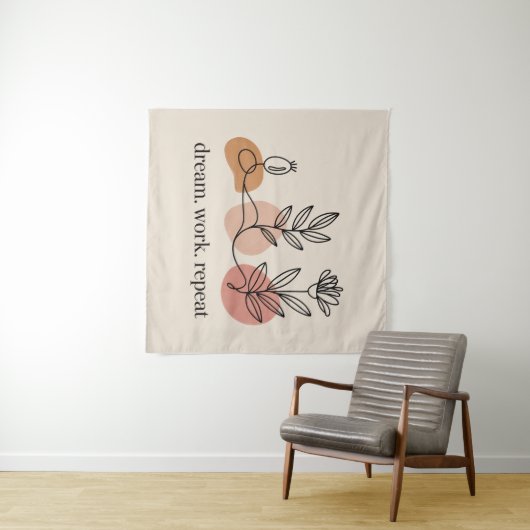 Dream. Work. Repeat タペストリー (インサイチュ(横))