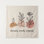 Dream. Work. Repeat タペストリー (正面)