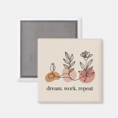 Dream. Work. Repeat マグネット (正面/裏面)