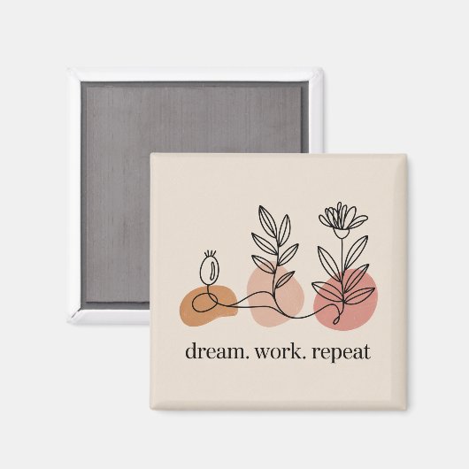 Dream. Work. Repeat マグネット (正面/裏面)