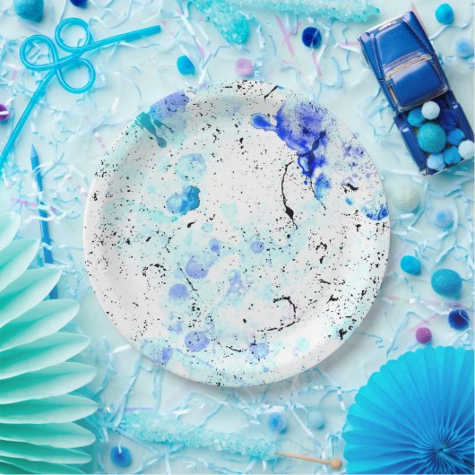 DreamAbstract BlueArt ペーパープレート (パーティー)
