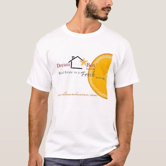 DreamBox、Inc.のオレンジ Tシャツ (正面)