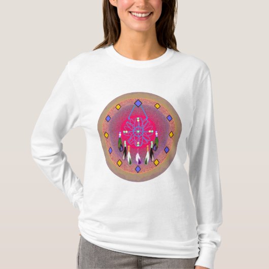 Dreamcatcherのカスタムのフード付きスウェットシャツ Tシャツ (正面)