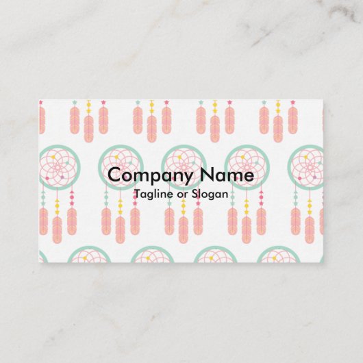 Dreamcatcherのパステル 名刺 (裏面)