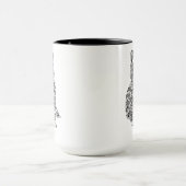 Dreamcatcherの刺激を受けたなオオカミ マグカップ (中央)