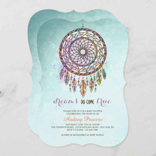 Dreamcatcherの招待状 招待状 (正面/裏面)