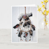 Dreamcatcherの挨拶 カード (黄色い花)