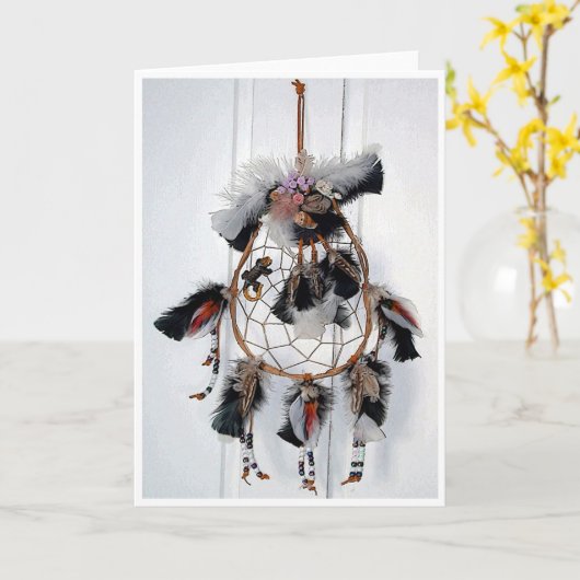 Dreamcatcherの挨拶 カード (黄色い花)