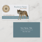 DreamcatcherのwWolfのネイティブアメリカンの名刺 名刺 (正面/裏面)