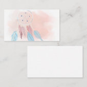 DreamCatcherドリームキャッチャー抽象芸術名刺 名刺 (正面/裏面)