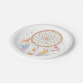 Dreamcatcher種族のBohoのベビー ペーパープレート (アングル)