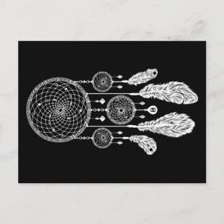 Dreamcatcher – はがき（黒） ポストカード