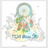 Dreamcatcher(ばちゃばちゃ)跳ねるメールボックスのステッカー シール (シート)