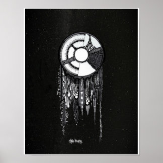 Dreamcatcher – 星空の背景 ポスター