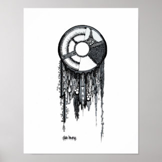 Dreamcatcher – 白い背景 ポスター