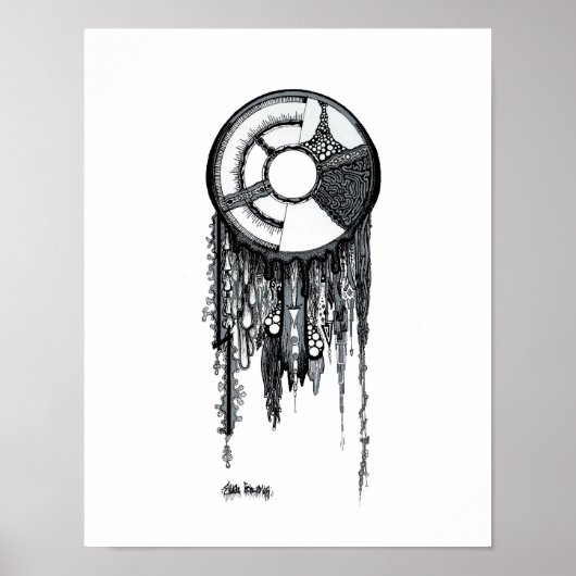 Dreamcatcher – 白い背景 ポスター (正面)