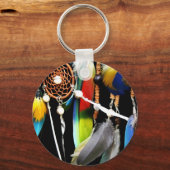 Dreamcatcher and Feathers キーホルダー (正面)