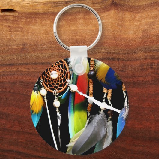 Dreamcatcher and Feathers キーホルダー (正面)