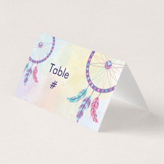Dreamcatcher Birthday Celebration table number  (正面)