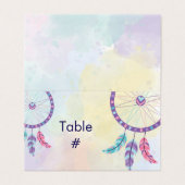 Dreamcatcher Birthday Celebration table number  (外部フラット)