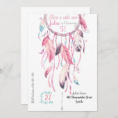 Dreamcatcher Birthday Invitation 招待状 (正面/裏面)