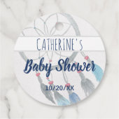 Dreamcatcher Boho Baby Showerありがとう フェイバータグ (裏面)