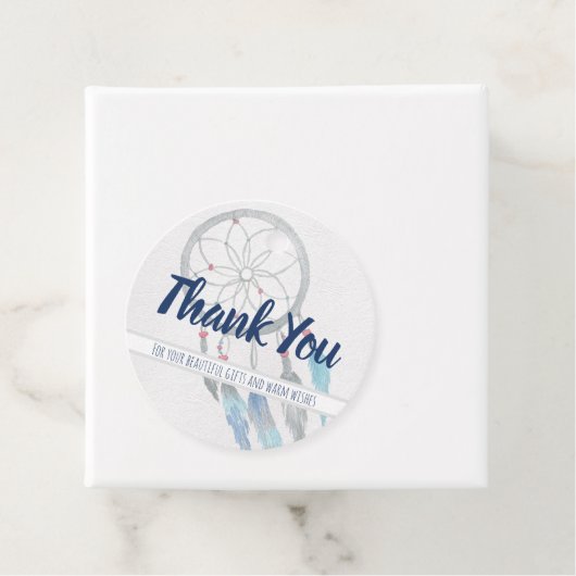 Dreamcatcher Boho Baby Showerありがとう フェイバータグ (インサイチュ)