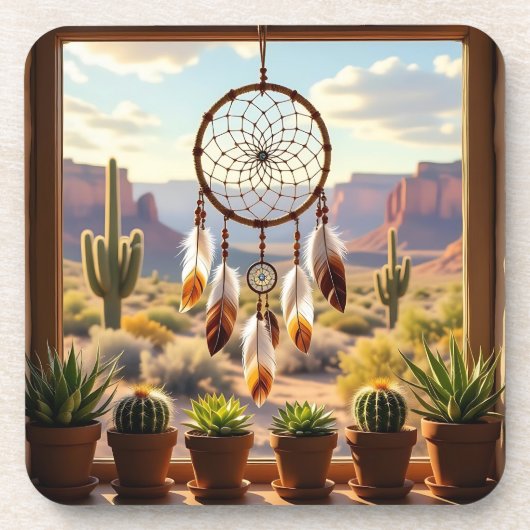 Dreamcatcher, Desert Canyons, Cacti   コースター (正面)
