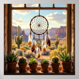 Dreamcatcher, Desert Canyons, Cacti   ポスター