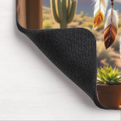 Dreamcatcher, Desert Canyons, Cacti   マウスパッド (コーナー)