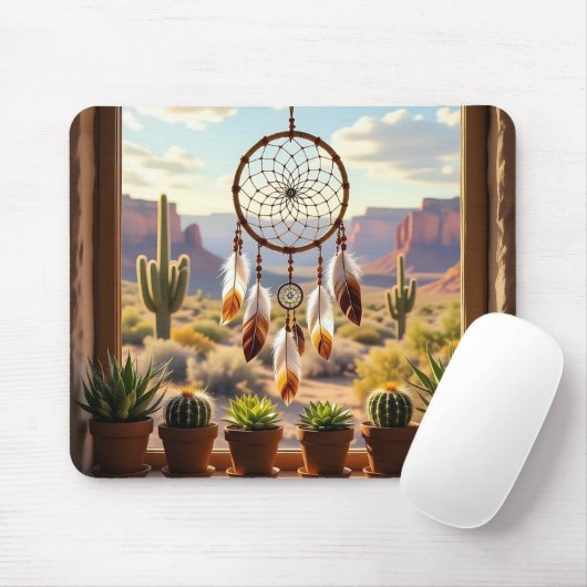 Dreamcatcher, Desert Canyons, Cacti   マウスパッド (マウス)