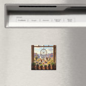 Dreamcatcher, Desert Canyons, Cacti   マグネット (インサイチュ (食洗機))