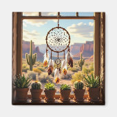 Dreamcatcher, Desert Canyons, Cacti   マグネット (正面)