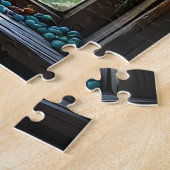 Dreamcatcher in Window | Boho Art ジグソーパズル (側面)