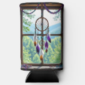 Dreamcatcher in Window | Boho Art スリム缶クーラー (正面)