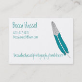 Dreamcatchersおよび羽 名刺 (裏面)