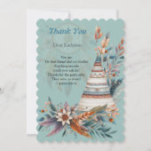 Dreamcatchers in a Bohemian theme サンキューカード (正面)