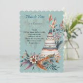 Dreamcatchers in a Bohemian theme サンキューカード (スタンド正面)