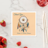 Dreamcatchers in a Bohemian theme スタンダードカクテルナプキン (インサイチュ)