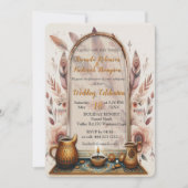 Dreamcatchers in a Bohemian theme 招待状 (正面)