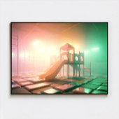 Dreamcore Playground Poster - Surreal Dreamy Art ポスター