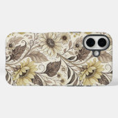 Dreamed Sunflowers Art Nouveau Case-Mate iPhoneケース (裏面 (横))