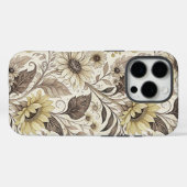 Dreamed Sunflowers Art Nouveau Case-Mate iPhoneケース (裏面 (横))