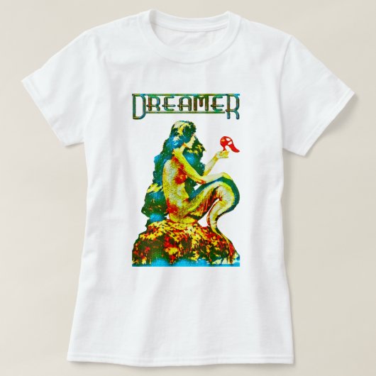 Dreamer ～ヴィンテージマーメイドAletaによって再設計 Tシャツ (デザイン正面)